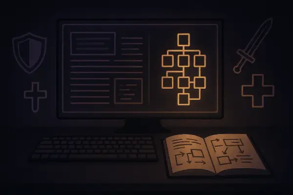 Content creator writing game guides and theorycrafting