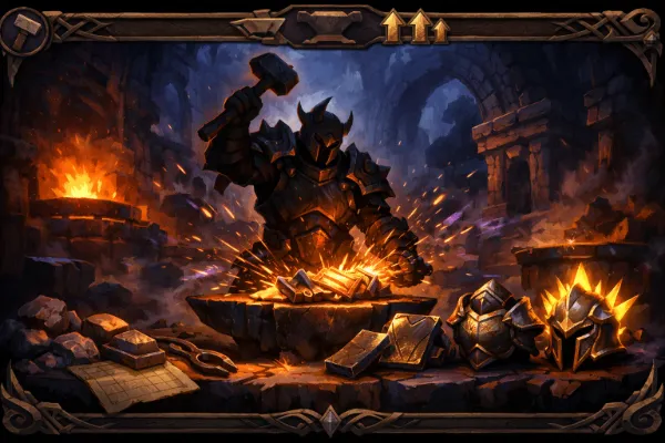 Midnight Blacksmithing Leveling Guide