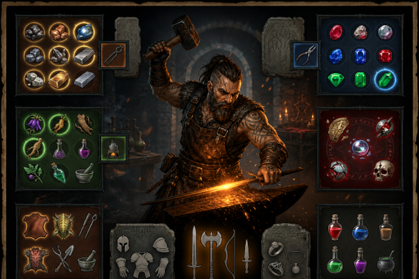 Diablo 4 Crafting Cheat Sheet: Mythic Crafting, Runes, Gems & Caches