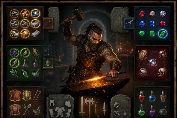 Diablo 4 Season 14 Crafting Cheat Sheet: Mythic, Runes & Gems